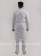 Lucknowi Work Kurta Pajama In White